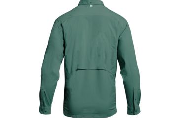 Image of Under Armour Fish Hunter Long Sleeve Solid Shirt - Men's, Aegean Green/Graphite, Small, 1300036-707-SM