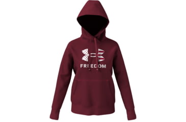 Image of Under Armour Freedom Rival Hoodie - Women's, League Red, Extra Small, 1370026626XS
