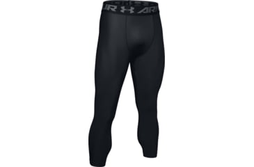Image of Under Armour HeatGear Armour 3/4 Legging - Men's, Medium, Black/Graphite, 1289574001MD