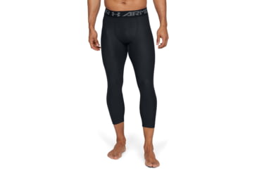 Image of Under Armour HeatGear Armour 3/4 Legging - Men's, Medium, Black/Graphite, 1289574001MD