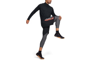 Image of Under Armour HeatGear Armour 3/4 Legging - Men's, 3XL, Carbon Heather/Black, 12895740903XL