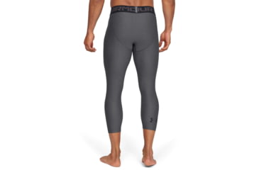Image of Under Armour HeatGear Armour 3/4 Legging - Men's, 3XL, Carbon Heather/Black, 12895740903XL