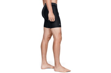 Image of Under Armour HeatGear Armour Mid Boxer - Mens, Black, 2X-Large, 12895660012X