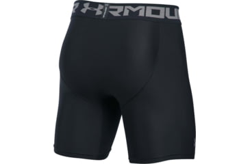 Image of Under Armour HeatGear Armour Mid Boxer - Mens, Black, 2X-Large, 12895660012X