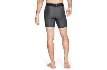 Image of Under Armour HeatGear Armour Mid Boxer - Mens, Gray, Large, 1289566090LG