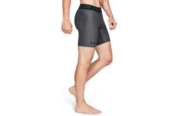 Image of Under Armour HeatGear Armour Mid Boxer - Mens, Gray, Large, 1289566090LG