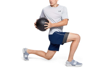 Image of Under Armour HeatGear Armour Mid Boxer - Mens, Gray, Large, 1289566090LG