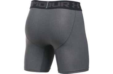 Image of Under Armour HeatGear Armour Mid Boxer - Mens, Gray, Large, 1289566090LG
