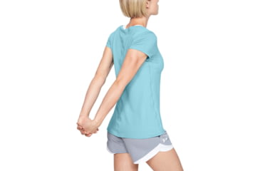 Image of Under Armour HeatGear Armour Short Sleeve Shirt - Mens, Blue Haze, 2XS, 1328964425XXS