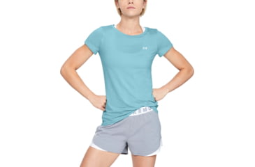 Image of Under Armour HeatGear Armour Short Sleeve Shirt - Mens, Blue Haze, 2XS, 1328964425XXS