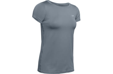 Image of Under Armour HeatGear Armour Short Sleeve Shirt - Mens, Hushed Turquoise, 2X-Large, 13289643962X