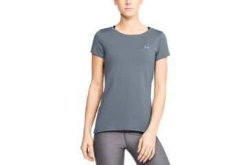 Image of Under Armour HeatGear Armour Short Sleeve Shirt - Mens, Hushed Turquoise, 2X-Large, 13289643962X