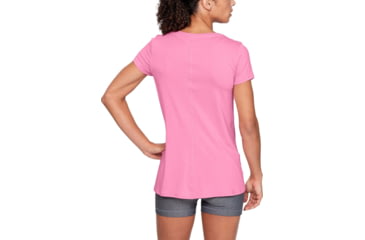 Image of Under Armour HeatGear Armour Short Sleeve Shirt - Mens, Lipstick, Medium, 1328964691MD