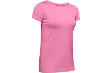 Image of Under Armour HeatGear Armour Short Sleeve Shirt - Mens, Lipstick, Medium, 1328964691MD