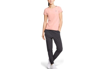 Image of Under Armour HeatGear Armour Short Sleeve Shirt - Mens, Peach Frost, 2X-Large, 13289648452X