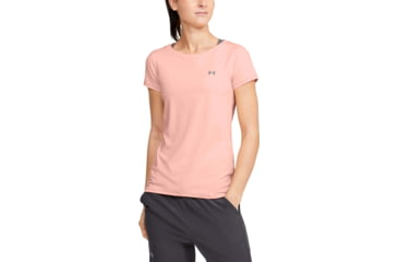 Image of Under Armour HeatGear Armour Short Sleeve Shirt - Mens, Peach Frost, 2X-Large, 13289648452X