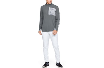 Image of Under Armour Iso-Chill Shore Break 1/2 Zip Shirt - Mens, Pitch Gray, 2X-Large, 13520980122X