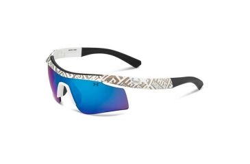 Image of Under Armour Kids Dynamo, White w/Charcoal Gray Rubber, Gray w/Blue ML, U8600067-108861