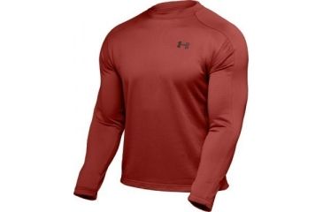Image of Under Armour Men's ColdGear Hundo Fleece Crew - Chestnut Color 1006261-867