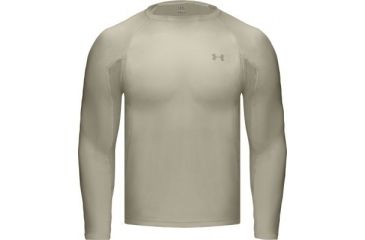 Image of Under Armour Men's HeatGear Tactical Approach Longsleeve - Desert Color 1005639-290