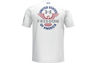 Image of Under Armour Freedom USA T-Shirt - Men's, White, 2XL, 13654391002X