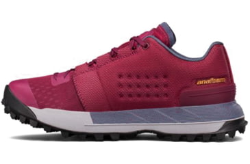 Image of Under Armour Newell Ridge Low GTX Hiking Shoe - Women's-Black Currant/Steel/Steel-Medium