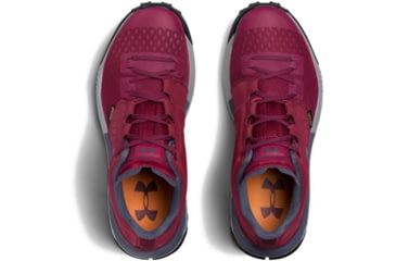 Image of Under Armour Newell Ridge Low GTX Hiking Shoe - Women's-Black Currant/Steel/Steel-Medium