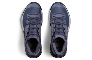 Image of Under Armour Newell Ridge Mid GTX Hiking Shoe - Women's-Apollo Gray/Steel/Raisin Red-Medium