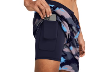 Image of Under Armour Storm Shorebreak 2-in-1 Board Shorts - Mens, Midnight Navy, Small, 1370030410SM