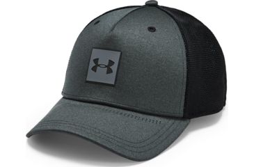 Image of Under Armour UA Armour Twist Trucker Cap - Mens, One Size Fits All, Black, 1351416002OSFA