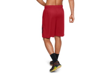 Image of Under Armour UA Baseline 10in Court Short - Men's, 3XL, Red, 13512856003X