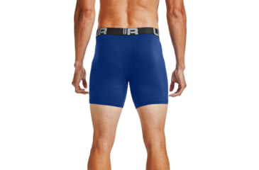 Image of Under Armour UA Charged Cotton 6in Boxer Briefs 3 Pack - Mens, Royal, 3XL, 13636174003X