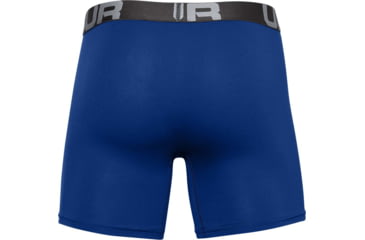 Image of Under Armour UA Charged Cotton 6in Boxer Briefs 3 Pack - Mens, Royal, 3XL, 13636174003X
