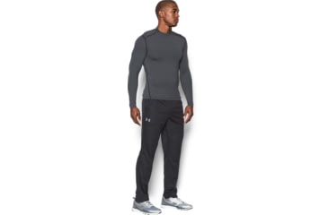 Image of Under Armour UA ColdGear Armour Compression Mock - Mens, Carbon Heather, Medium, 1265648090MD
