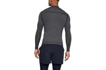 Image of Under Armour UA ColdGear Armour Compression Mock - Mens, Carbon Heather, Medium, 1265648090MD