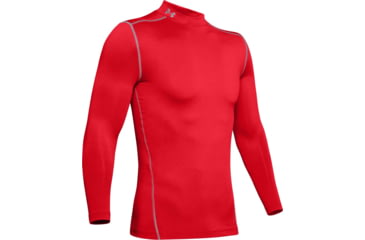 Image of Under Armour UA ColdGear Armour Compression Mock - Mens, Red, 2X-Large, 12656486002X