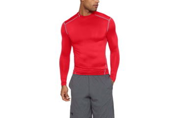 Image of Under Armour UA ColdGear Armour Compression Mock - Mens, Red, 2X-Large, 12656486002X