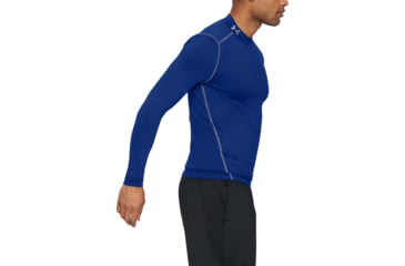 Image of Under Armour UA ColdGear Armour Compression Mock - Mens, Royal Blue, 2X-Large, 12656484002X