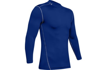 Image of Under Armour UA ColdGear Armour Compression Mock - Mens, Royal Blue, 2X-Large, 12656484002X