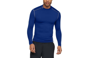 Image of Under Armour UA ColdGear Armour Compression Mock - Mens, Royal Blue, 2X-Large, 12656484002X
