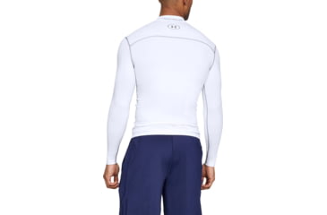 Image of Under Armour UA ColdGear Armour Compression Mock - Mens, White, Large, 1265648100LG