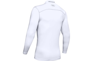 Image of Under Armour UA ColdGear Armour Compression Mock - Mens, White, Large, 1265648100LG