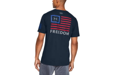 Image of Under Armour UA Freedom Banner Tactical Graphic T-Shirt - Mens, Academy, X-Large, 1352147408XL