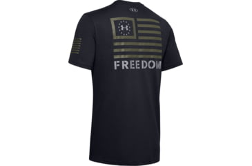 Image of Under Armour UA Freedom Banner Tactical Graphic T-Shirt - Mens, Black, 2X-Large, 13521470012X