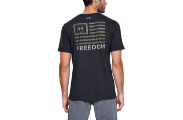 Image of Under Armour UA Freedom Banner Tactical Graphic T-Shirt - Mens, Black, 2X-Large, 13521470012X
