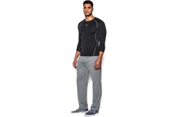 Image of Under Armour UA HeatGear Armour Long Sleeve Compression Shirt - Mens, Black, 2X-Large, 12574710012X