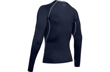 Image of Under Armour UA HeatGear Armour Long Sleeve Compression Shirt - Mens, Midnight Navy, 3X-Large, 12574714103X