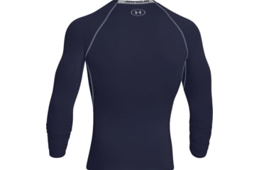Image of Under Armour UA HeatGear Armour Long Sleeve Compression Shirt - Mens, Midnight Navy, 3X-Large, 12574714103X