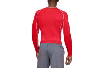 Image of Under Armour UA HeatGear Armour Long Sleeve Compression Shirt - Mens, Red, 2X-Large, 12574716002X