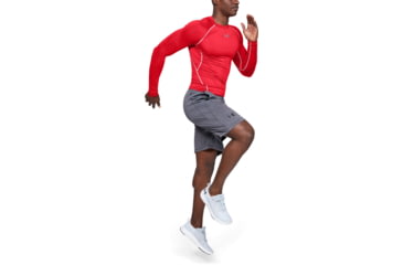 Image of Under Armour UA HeatGear Armour Long Sleeve Compression Shirt - Mens, Red, 2X-Large, 12574716002X